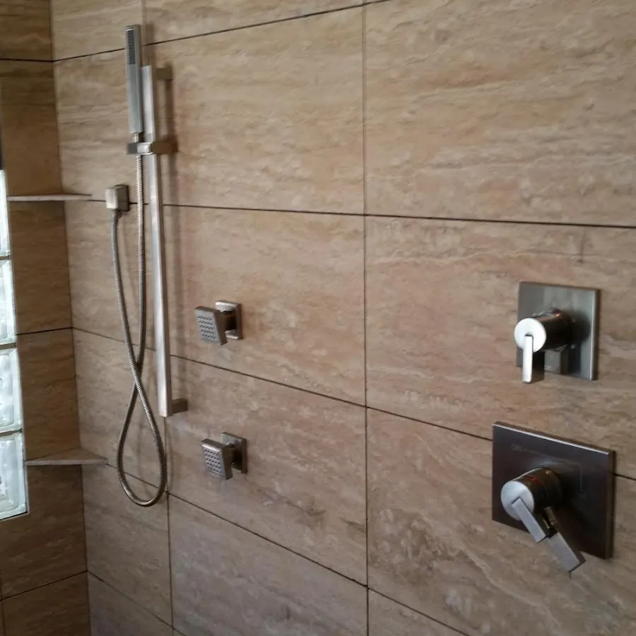 Shower fixture installation for Frozen Pipe Repair in Exeter